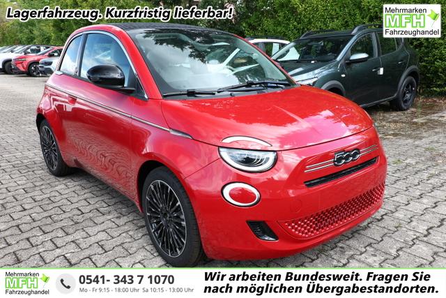 Fiat 500C - 500 Cabrio La Prima Nav Keyl SHZ 17Z Kam LED Car