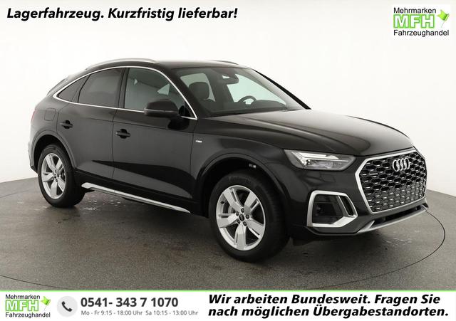 Audi Q5 Sportback - 55 TFSI e quattro S line TFSIe S-LINE, AHK, 19-Zoll, Teilleder
