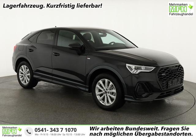 Audi Q3 Sportback - 40 TDI quattro S line qu S-LINE, AHK, Optik schwarz, Navi, Kamera, el. Klappe, 4-J. Garantie