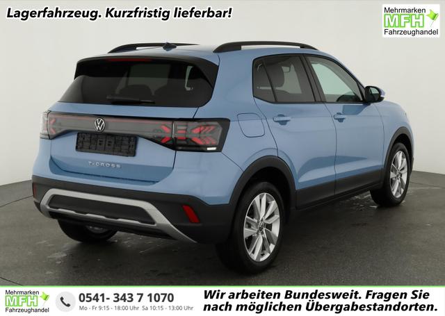 Volkswagen T-Cross - 1.0 TSI 85 kW Life DSG Life, IQ.Light, Kamera, ACC, Side, Winter, 17-Zoll