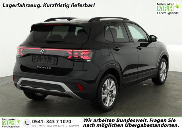 Volkswagen T-Cross - 1.0 TSI 85 kW Life DSG Life, IQ.Light, AHK, ACC, Kamera, 17-Zoll, Winterpaket
