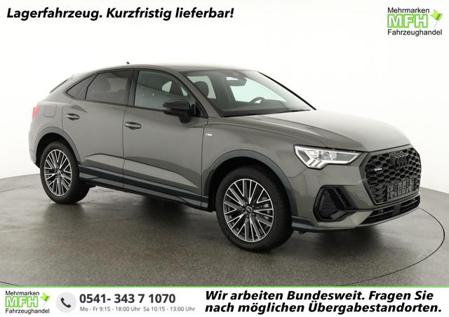 Audi Q3 Sportback - 45 TFSI quattro S line qu S-LINE, AHK, 19-Zoll, Optik schwarz, Navi, Kamera, el. Klappe