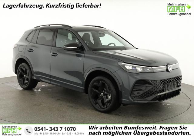 Volkswagen Tiguan - 2.0 TDI 142 kW 4Motion R-Line DSG 4M Black, Pano, IQ.Light, AHK, Navi, Side, AreaView, Winter, sofort