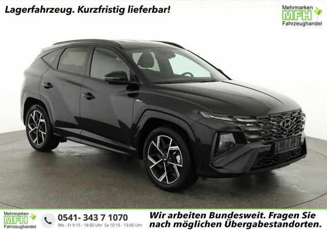 Hyundai TUCSON - N Line 2WD 1.6 T-GDI DCT N-LINE, Navi, AreaView, Side, Winter, el. Klappe, 19-Zoll, Teilleder