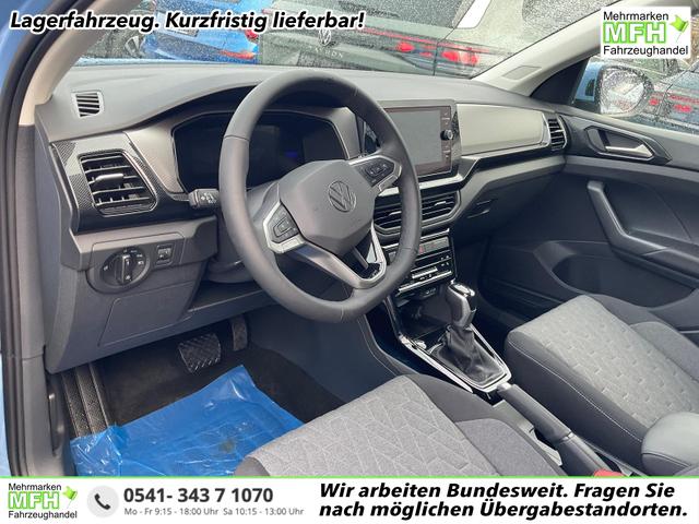 Volkswagen T-Cross - 1.0 TSI 85 kW Life DSG Life, AHK, LED, Kamera, Side, ACC, Winter, sofort