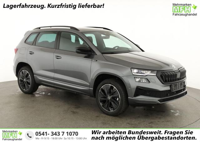 Skoda Karoq Sportline 1.5 TSI DSG Sportline, AHK, Navi, CANTON, Matrix, AreaView, Side, Kamera, el. Klappe, FS-beheizbar 