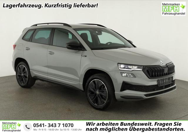 Skoda Karoq - Sportline 4x4 2.0 TDI DSG Sportline, Pano, AHK, Navi, Matrix, AreaView, Side, Kamera, el. Klappe, FS-beheizbar, Winter