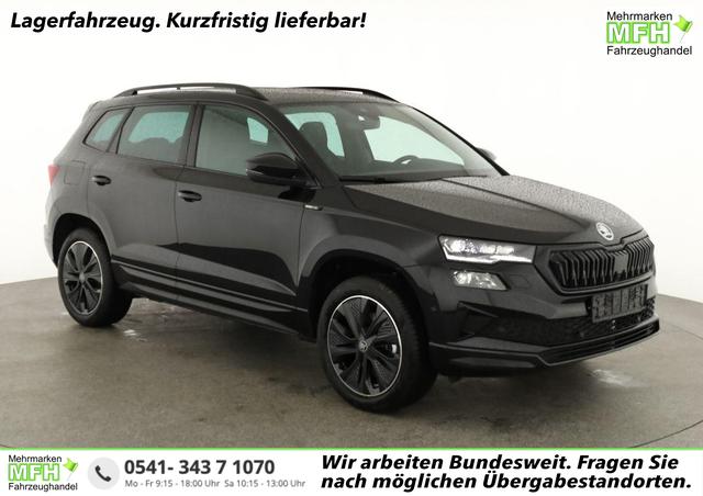 Skoda Karoq - Sportline 4x4 2.0 TDI DSG Sportline, Pano, AHK, Navi, Matrix, AreaView, Side, Kamera, el. Klappe, FS-beheizbar, Winter