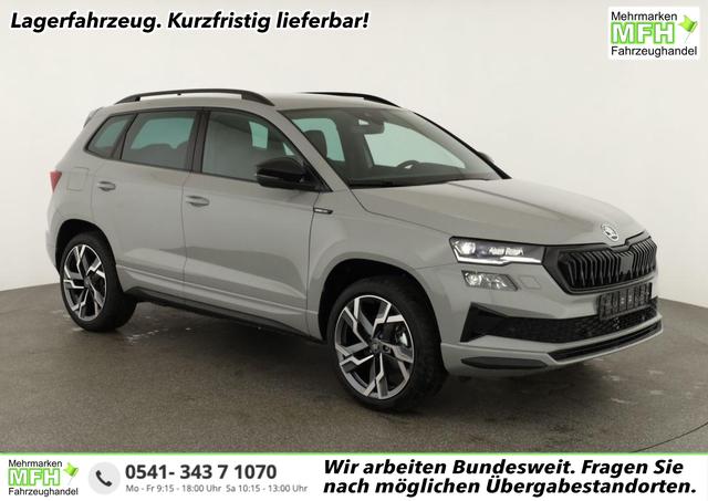 Skoda Karoq - Sportline 4x4 2.0 TSI DSG Sportline, AHK, Navi, Matrix, Side, Winter, 5 J.-Garantie