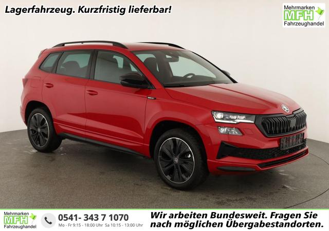 Skoda Karoq - Sportline 1.5 TSI DSG Sportline, AHK, Navi, CANTON, Matrix, AreaView, Side, FS-beheizbar, 5-J. Garantie