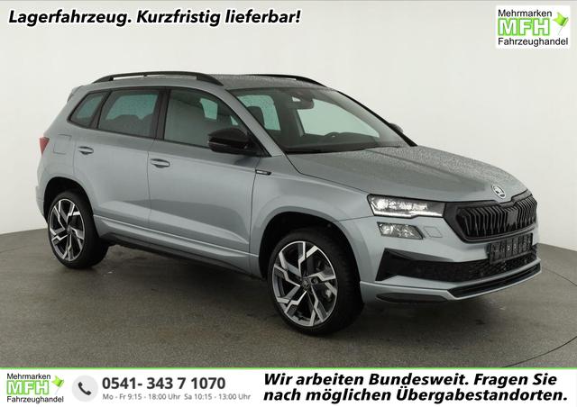 Skoda Karoq - Sportline 1.5 TSI DSG Sportline, AHK, Navi, Matrix, Side, el. Klappe, Winter, 5 J.-Garantie