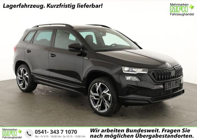 Skoda Karoq - Sportline 4x4 2.0 TSI DSG Sportline, AHK, Navi, Matrix, Side, Winter, 5 J.-Garantie