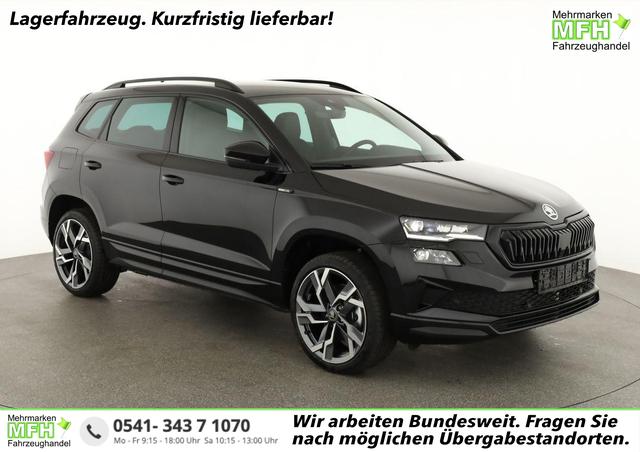 Skoda Karoq - Sportline 1.5 TSI DSG Sportline, AHK, Navi, Matrix, Side, el. Klappe, Winter, 5 J.-Garantie