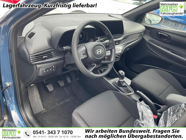 Hyundai i20 - 1.0 T-GDI Go!, Navi, Kamera, LED, App, Winter, 16-Zoll, sofort