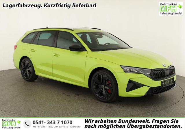 Skoda Octavia Combi - 2.0 TSI 195 kW RS DSG, Pano, Standheizung, AHK, Navi, Matrix, Canton, Side, Winter, 5 J.-Garantie
