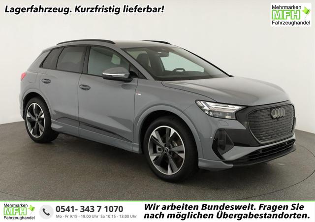 Audi Q4 e-tron - 45 basis quattro S-LINE quattro, Navi, Matrix, Side, Kamera, el. Klappe, Winter. 20-Zoll