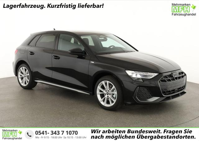 Audi A3 Sportback - TFSI 110 kW S line 35 S-tronic S-LINE, AHK, Matrix, Navi, el. Klappe, Kamera, Winter, 3 J.-Garantie