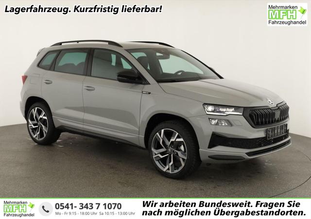Skoda Karoq - Sportline 4x4 2.0 TSI DSG Sportline, Pano, AHK, Navi, Matrix, Side, Winter, 5 J.-Garantie