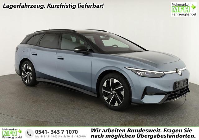 Volkswagen ID.7 Kombi - Pro 210 kW Tourer Black, AHK, HuD, IQ.Light, IQ.Drive, AreaView, Side, Winter, 19-Zoll