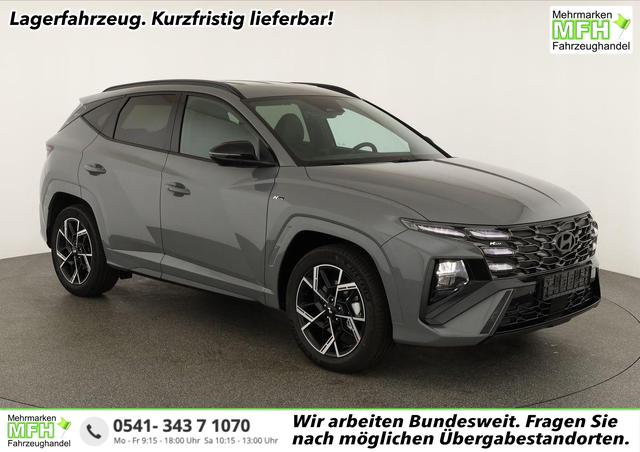 Hyundai TUCSON - 1.6 T-GDI DCT 4WD N-LINE, AHK, el. Klappe, Teilleder, Navi, Kamera, ACC