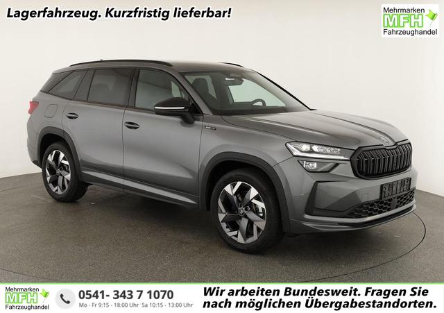 Skoda Kodiaq - 2.0 TSI 150 kW 4x4 Sportline DSG Sportline, 7-Sitzer, AHK, Navi, Matrix, Side, Kamera, Winter, 19-Zoll, 4 J.-Garantie