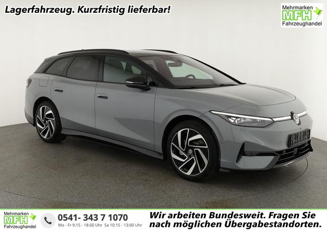 Volkswagen ID.7 - Pro 210 kW Tourer Black, HuD, IQ.Light, IQ.Drive, AreaView, Side, Winter, 20-Zoll