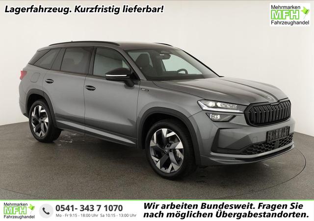 Skoda Kodiaq - 2.0 TDI 142 kW 4x4 Sportline DSG Sportline, AHK, Navi, Matrix, el. Klappe, Side, Winter, 19-Zoll, 4-J Garantie