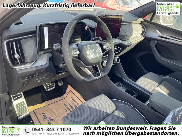 Skoda Kodiaq - 2.0 TDI 142 kW 4x4 Sportline DSG Sportline, Pano, AHK, Navi, Matrix, el. Klappe, Side, Winter, 19-Zoll, 4 J.-Garantie