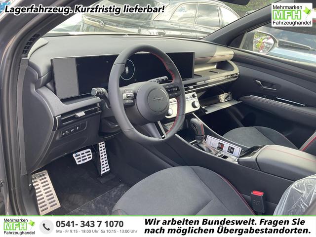 Hyundai TUCSON - 1.6 T-GDI DCT 4WD N-LINE, AHK, el. Klappe, Teilleder, Navi, Kamera, ACC