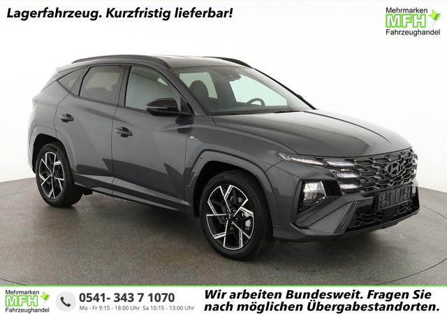 Hyundai TUCSON 1.6 T-GDI DCT 4WD N-LINE, AHK, el. Klappe, Teilleder, Navi, Kamera, ACC 