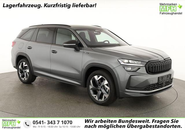 Skoda Kodiaq - 1.5 TSI mHEV 110 kW Sportline DSG Sportline, AHK, Navi, Matrix, el. Klappe, Side, Winter, 19-Zoll