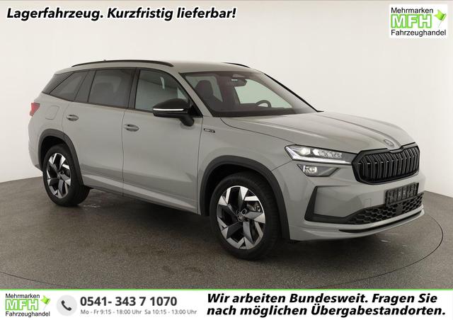 Skoda Kodiaq - 1.5 TSI mHEV 110 kW Sportline DSG Sportline, AHK, Navi, Matrix, el. Klappe, Side, Winter, 19-Zoll