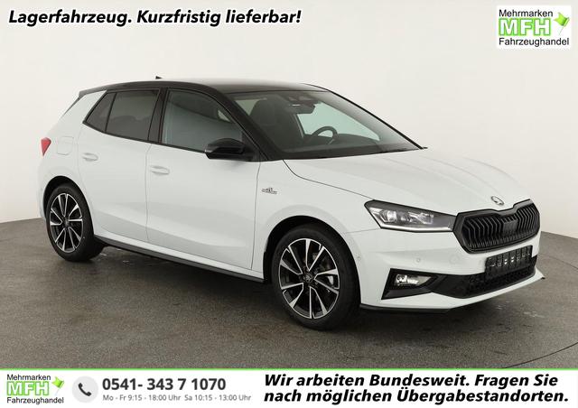 Skoda Fabia - Monte Carlo 1.5 TSI DSG Carlo, Ladeboden, LED, Kamera, App-Connect, Winter, 17-Zoll