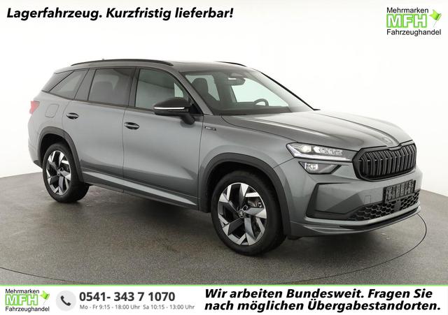 Skoda Kodiaq - 2.0 TDI 142 kW 4x4 Sportline DSG Sportline, Pano, AHK, Navi, Matrix, Side, Kamera, 19-Zoll, 4 J.-Garantie