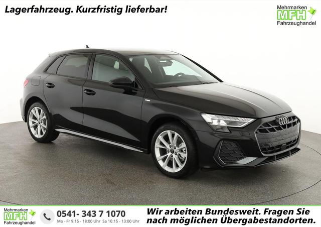 Audi A3 Sportback - TFSI 110 kW S line 35 S-tronic S-LINE, AHK, Matrix, Navi, el. Klappe, Kamera, 3 J.-Garantie