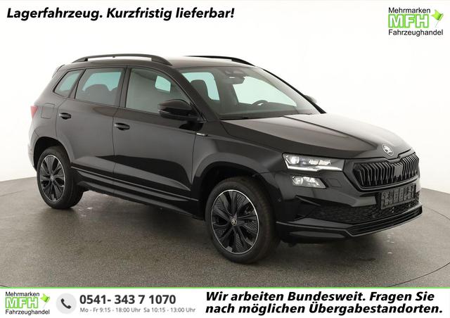 Skoda Karoq - Sportline 1.5 TSI DSG Sportline, Navi, CANTON, Matrix, AreaView, Side, Kamera, el. Klappe, FS-beheizbar, 5 J.-Garantie