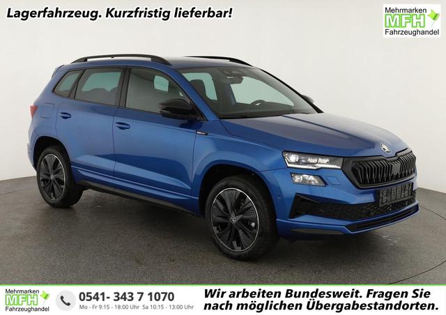 Skoda Karoq - Sportline 1.5 TSI DSG Sportline, Navi, CANTON, Matrix, AreaView, Side, Kamera, el. Klappe, FS-beheizbar, 5 J.-Garantie