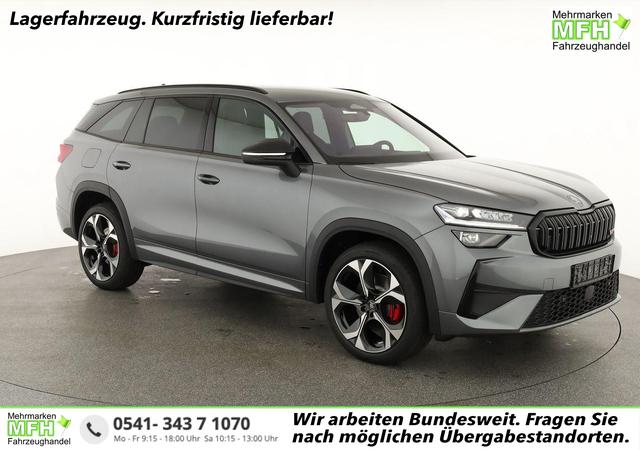 Skoda Kodiaq - 2.0 TSI 195 kW 4x4 RS DSG RS, AHK, Navi, Matrix, Canton, Side, FS-beheizbar, el. Klappe, Kamera, 20-Zoll, 5 J.-Garantie