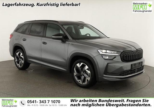 Skoda Kodiaq - 2.0 TDI 142 kW 4x4 Sportline DSG Sportline, AHK, Navi, Matrix, el. Klappe, Side, 19-Zoll