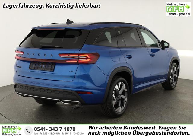 Skoda Kodiaq - 2.0 TDI 142 kW 4x4 Sportline DSG Sportline, AHK, Navi, Matrix, el. Klappe, Side, 19-Zoll, 4-J Garantie