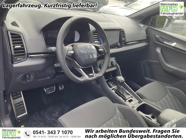 Skoda Karoq - Sportline 1.5 TSI DSG Sportline, Navi, CANTON, Matrix, AreaView, Side, Kamera, el. Klappe, FS-beheizbar, 5 J.-Garantie