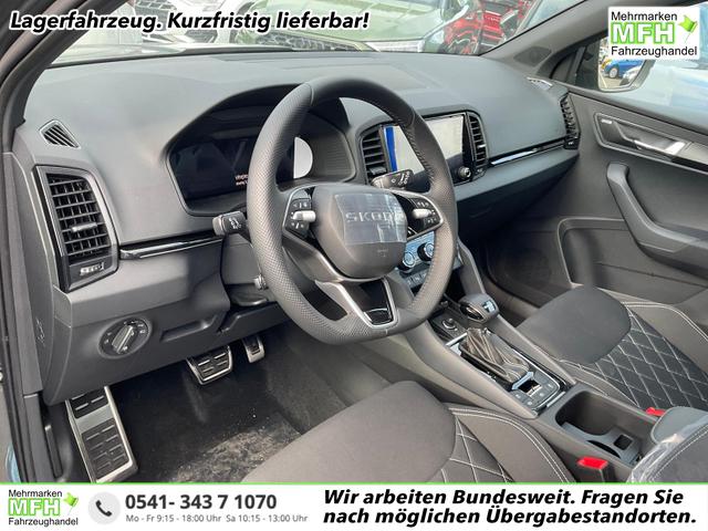 Skoda Karoq - Sportline 1.5 TSI DSG Sportline, Navi, CANTON, Matrix, AreaView, Side, Kamera, el. Klappe, FS-beheizbar, 5 J.-Garantie