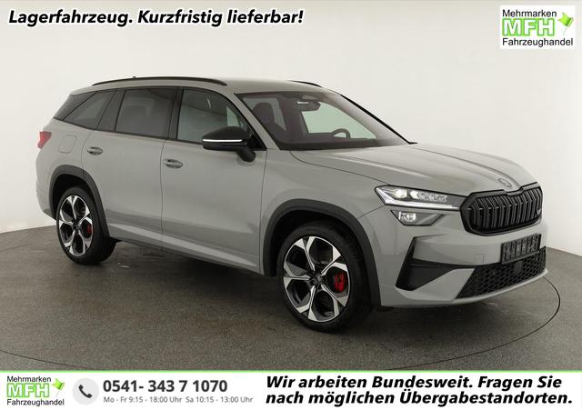 Skoda Kodiaq - 2.0 TSI 195 kW 4x4 RS DSG RS, AHK, Navi, Matrix, Canton, Side, FS-beheizbar, el. Klappe, Kamera, 20-Zoll, 5 J.-Garantie