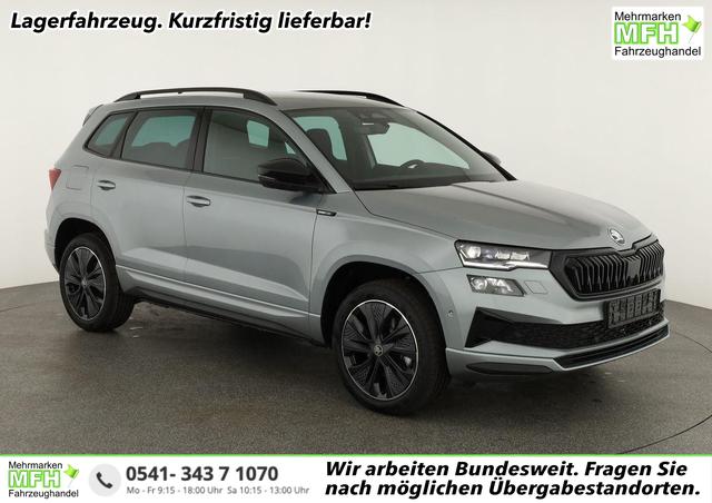 Skoda Karoq - Sportline 1.5 TSI DSG Sportline, Navi, CANTON, Matrix, AreaView, Side, el. Klappe, FS-beheizbar, 5 J.-Garantie
