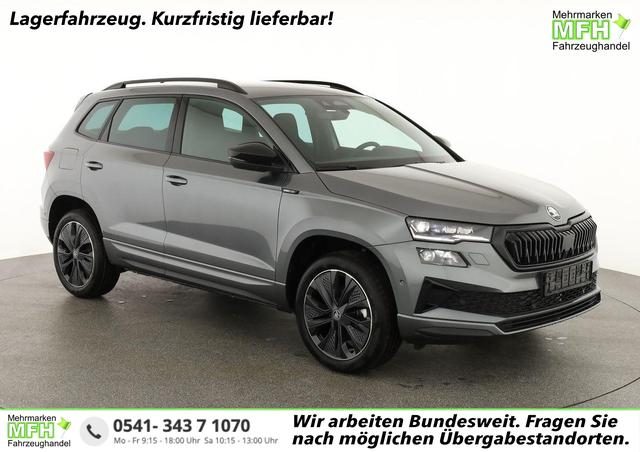 Skoda Karoq - Sportline 1.5 TSI DSG Sportline, Navi, CANTON, Matrix, AreaView, Side, el. Klappe, FS-beheizbar, 5 J.-Garantie
