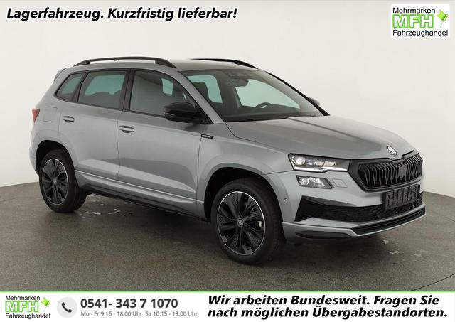 Skoda Karoq - Sportline 1.5 TSI DSG Sportline, AHK, Navi, CANTON, Matrix, AreaView, Side, Kamera, el. Klappe, FS-beheizbar, 5 J.-Garantie