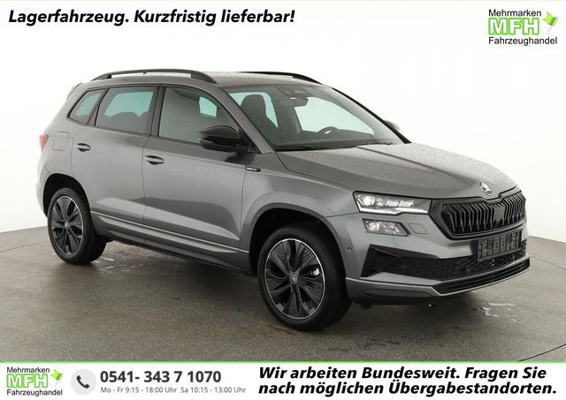 Skoda Karoq - Sportline 1.5 TSI DSG Sportline, AHK, Navi, CANTON, Matrix, AreaView, Side, Kamera, el. Klappe, FS-beheizbar, 5 J.-Garantie