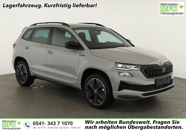 Skoda Karoq - Sportline 1.5 TSI DSG Sportline, AHK, Navi, CANTON, Matrix, AreaView, Side, Kamera, el. Klappe, FS-beheizbar, 5 J.-Garantie