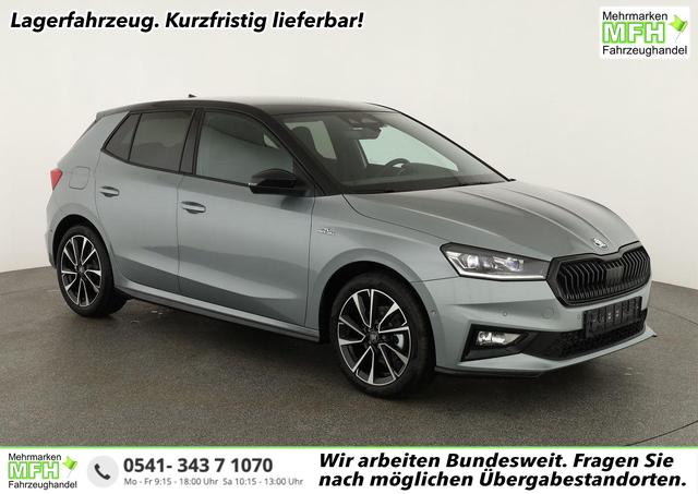 Skoda Fabia - Monte Carlo 1.5 TSI DSG Carlo, Ladeboden, LED, Kamera, App-Connect, 17-Zoll