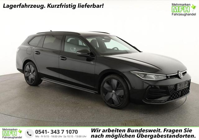 Volkswagen Passat Variant - 2.0 TDI 142 kW 4Motion R-Line DSG 4M Black, Pano, AHK, Navi, IQ.Light, Side, Kamera, el. Klappe, 19-Zoll, 5 J.-Garantie
